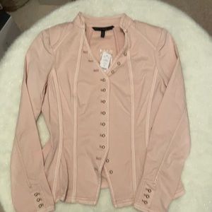 NWT - WHBM Jacket Dusty Pink 6
